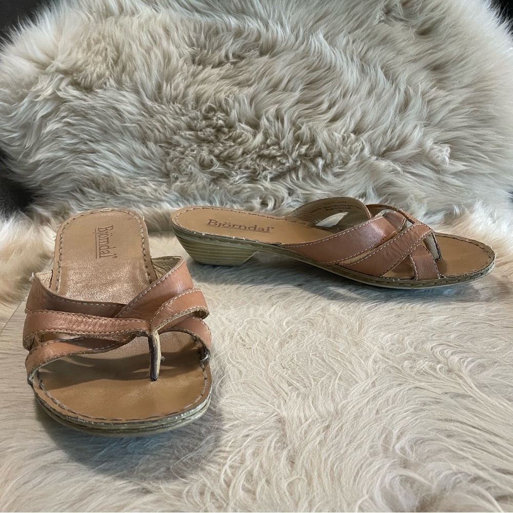 Bjorndal Tan Strappy Sandals